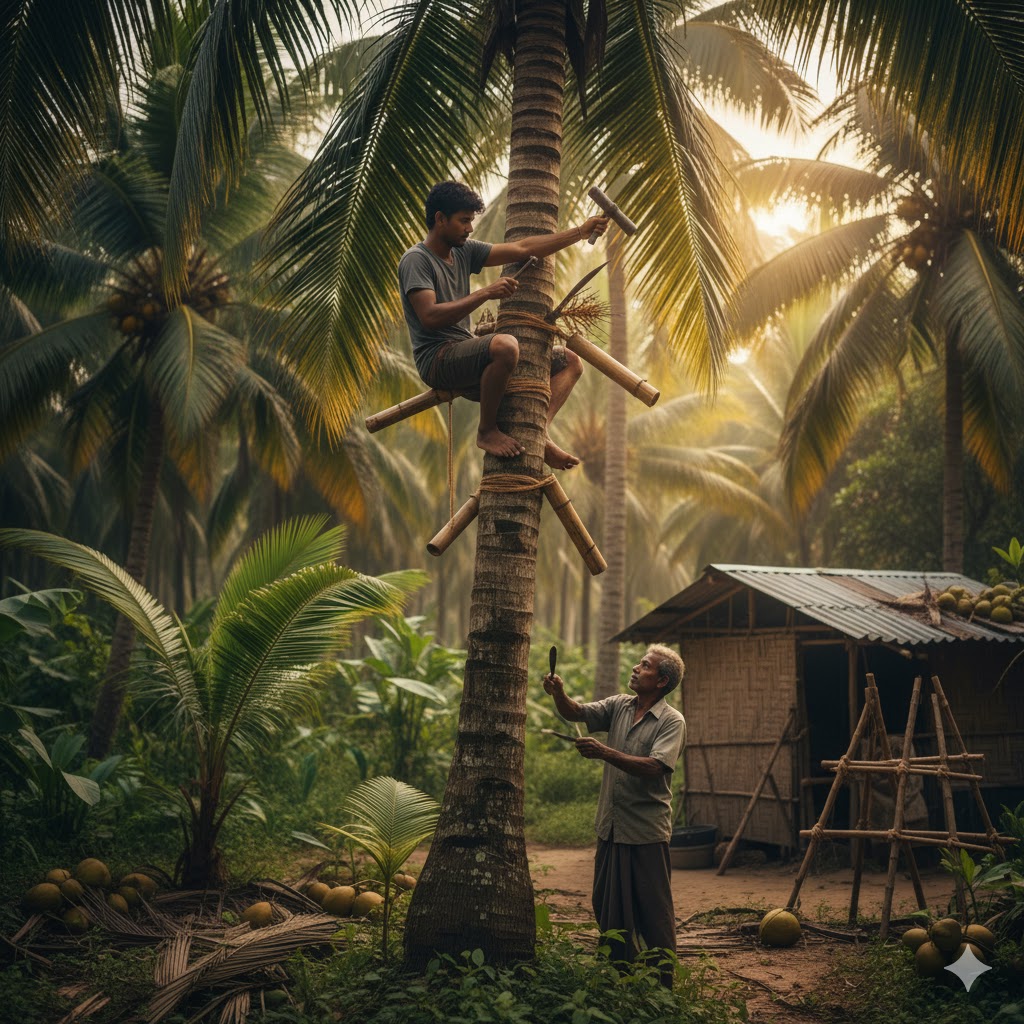 Sustainable Toddy Tapping Practices Preserving Our Heritage
